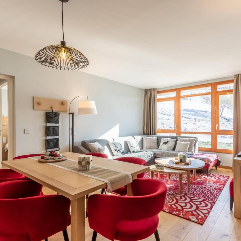 Appartement moderne 4 pièces avec piscine, spa, parking et accès direct aux pistes - FR-1-352-65 - Appartement (6 Adultes) - 4