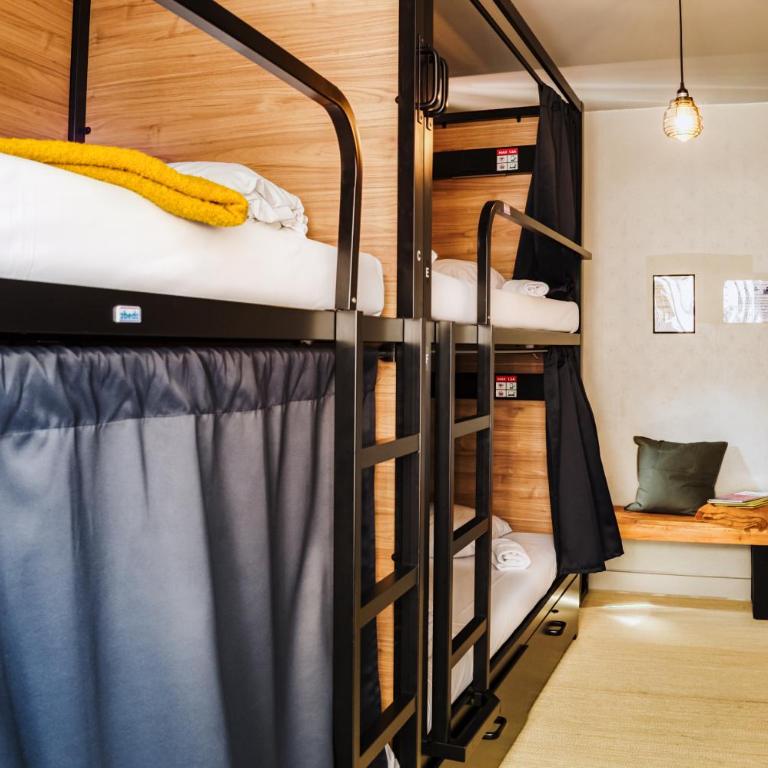 HO36 Hostel Lyon - Lit dans Dortoir Mixte avec Salle de Bains Commune - 9