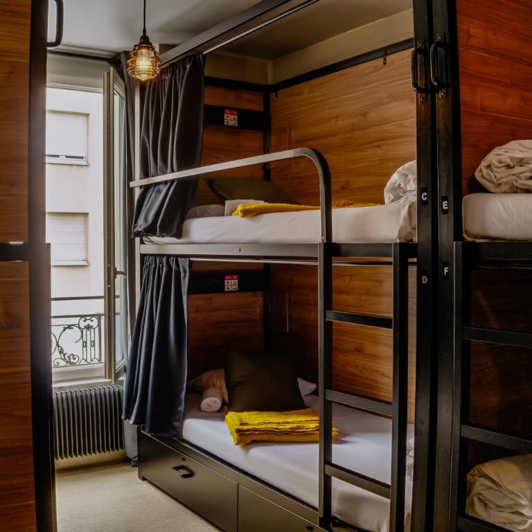 HO36 Hostel Lyon - Lit dans Dortoir Mixte avec Salle de Bains Commune - 10