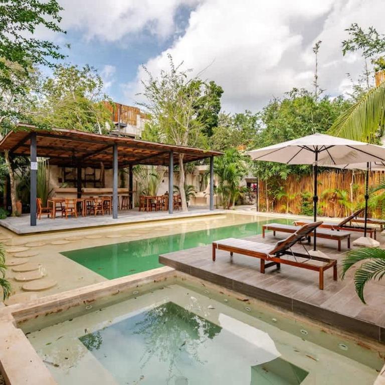 Villa Bambu con alberca privada en tulum - Villa - 1