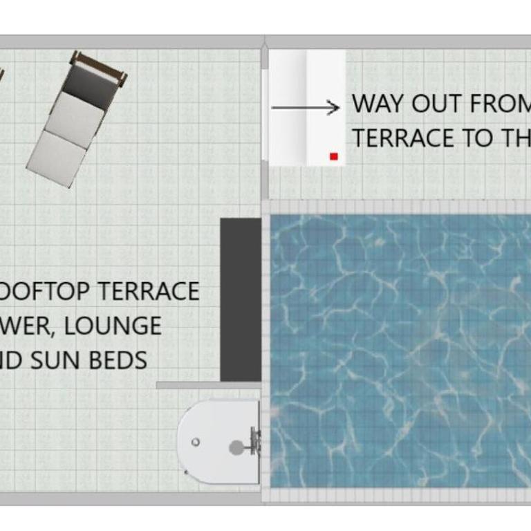 Luxury Penthouse - Rooftop Pool - 100m to the Sea - Two-Bedroom Apartment with Balcony and Terrace - 35