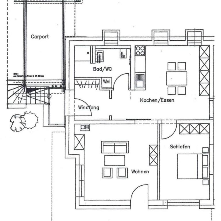 Ferienwohnung Pusteblume - Apartment mit 1 Schlafzimmer und Badezimmer - 47