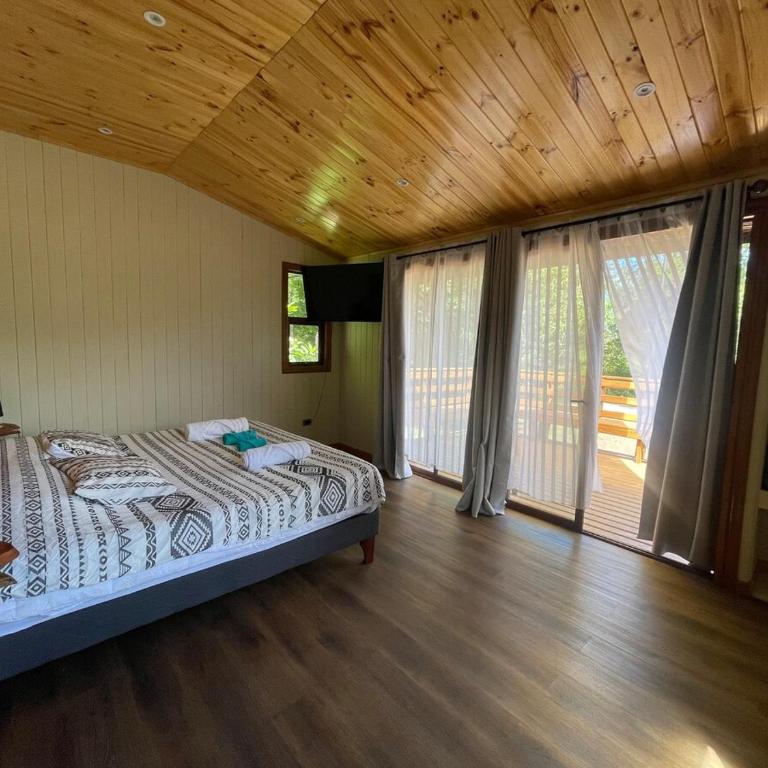 Cabaña 4 personas hualle sur cerca huilo huilo - Apartamento de 2 dormitorios - 45