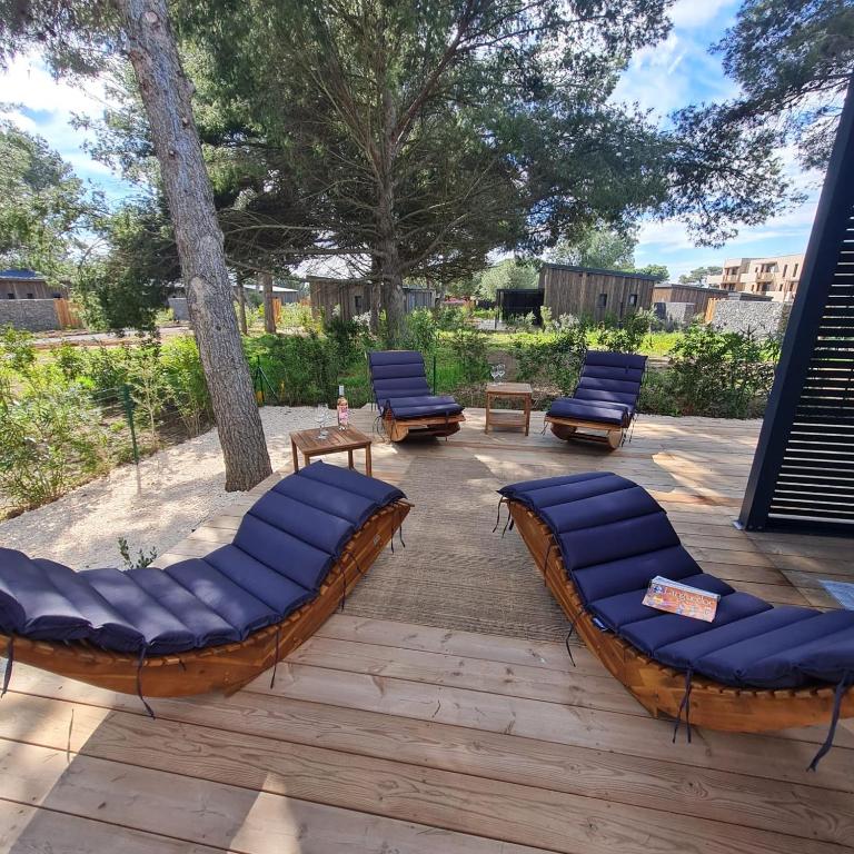 Chalet de Prestige à Agde, Résidence privée avec Spa et Piscines proche plages - Chalet 3 Chambres - 13