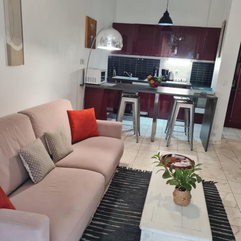le palais osiris Nice centre jardin wifi clim parking - Appartement 1 Chambre - 20