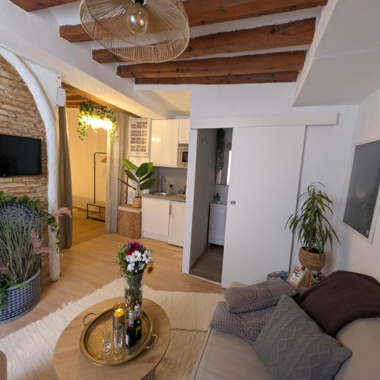 Bohemian chic och Cosy love nest - Studio Apartment with One Double Bed - 15