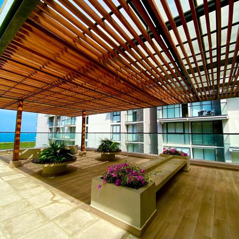 Lujoso con terraza, vista al mar y reserva natural - Apartamento de 1 dormitorio - 27