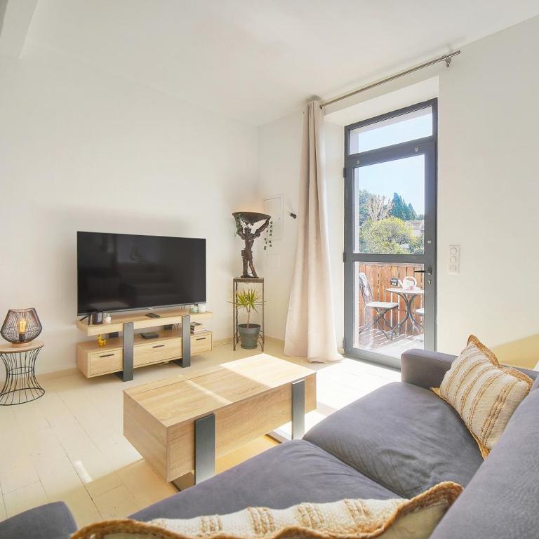 Charmant duplex proche de Cannes centre et à 2min à pied de la mer - Superior Apartment mit 1 Schlafzimmer und Balkon - 14