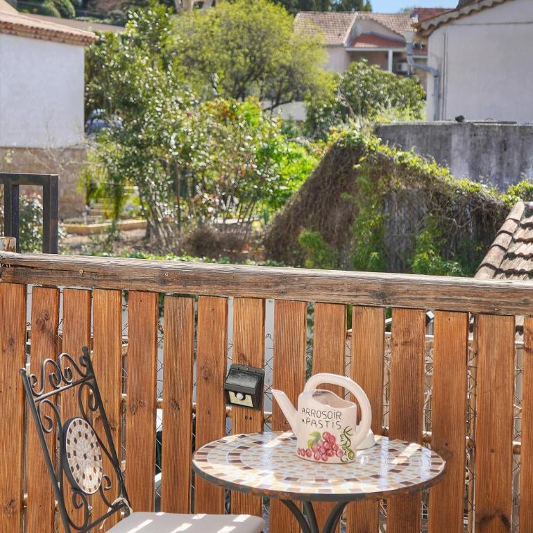 Charmant duplex proche de Cannes centre et à 2min à pied de la mer - Superior Apartment mit 1 Schlafzimmer und Balkon - 20