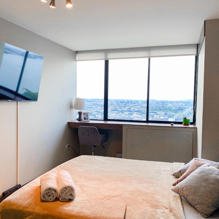 Suite vista al rio desde piso alto parking - Suite with City View - 25