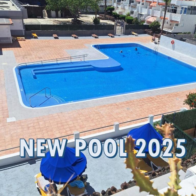 EL CHAPARRAL Studio-appartement with fantastic pool- view and STRONG WIFI - Apartamento con terraza - 1