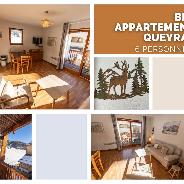 Bel appartement 6pers lumineux - Arvieux - Parc naturel du Queyras - Appartement 3 Chambres - 3