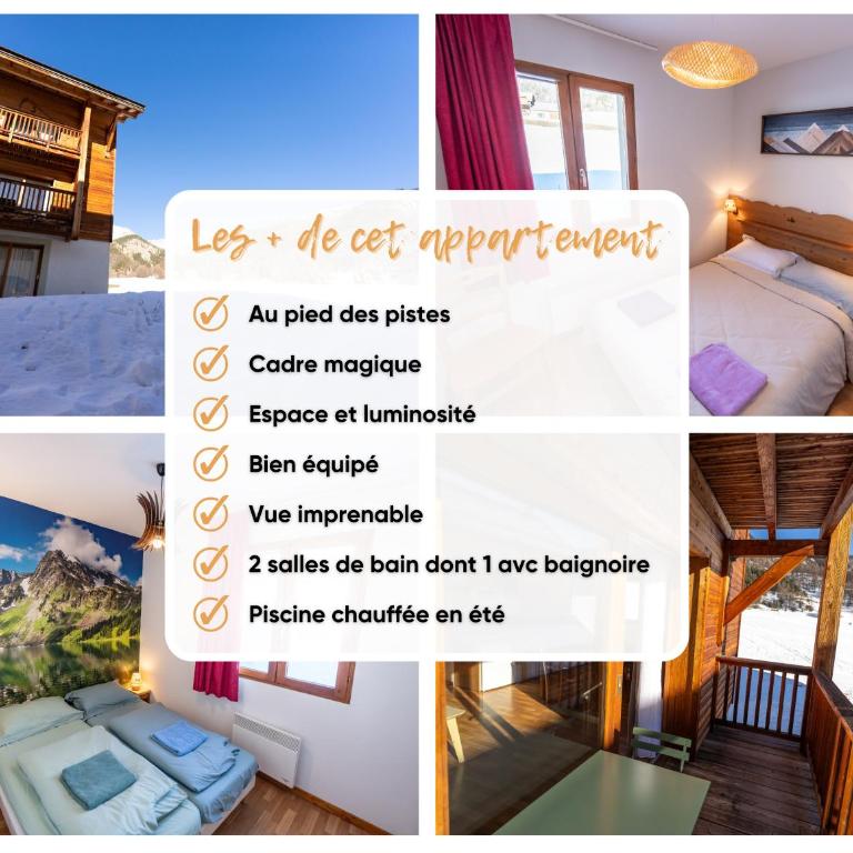 Bel appartement 6pers lumineux - Arvieux - Parc naturel du Queyras - Appartement 3 Chambres - 5