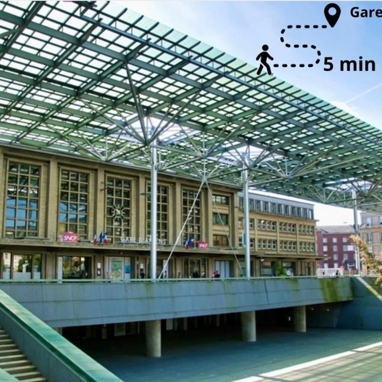 L Amiens Haussmann-Gare-Hortillonnages-Centre-ville-WIFI - Studio - 28