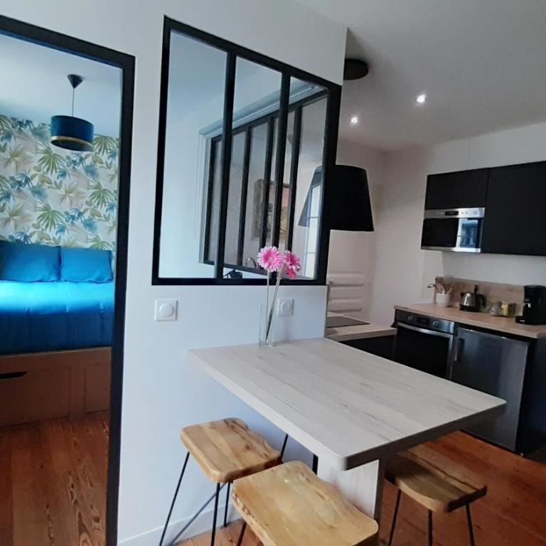 Beau T2 cosy ! Centre 200m Plage 400m - Apartamento de 1 dormitorio - 9