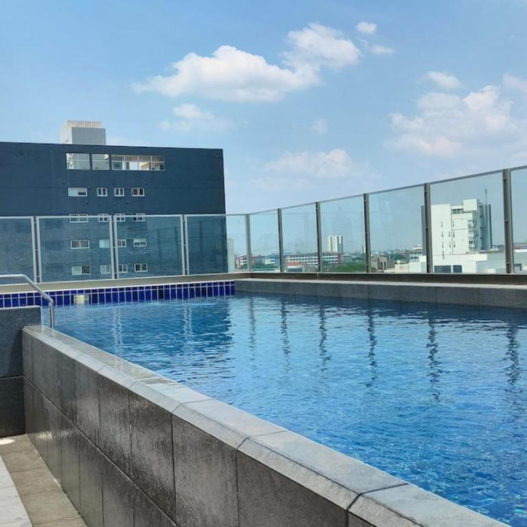 Beautiful studio Equipetrol, Rooftop restaurant - One-Bedroom Apartment - 13