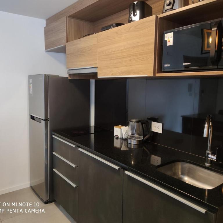 Beautiful studio Equipetrol, Rooftop restaurant - One-Bedroom Apartment - 14