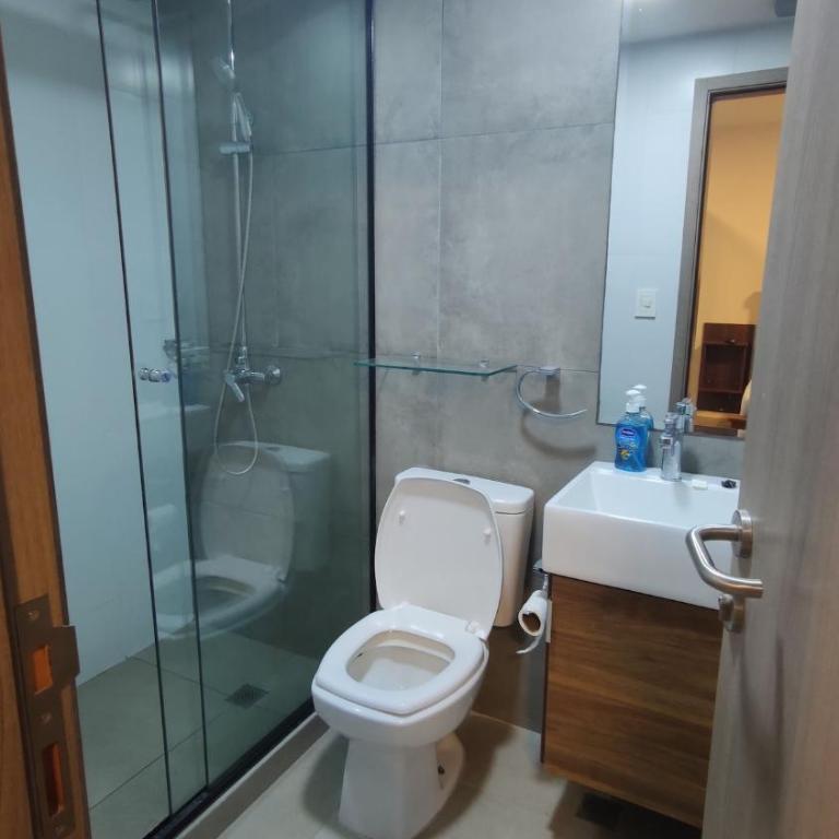 Beautiful studio Equipetrol, Rooftop restaurant - One-Bedroom Apartment - 22
