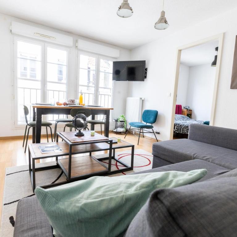 Theatre 27 Logement Hyper Centre Mulhouse Parking - Apartment mit 1 Schlafzimmer - 5