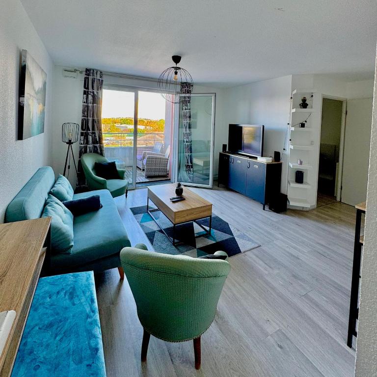 Proche Centre Gare Cosy Superbe Terrasse prkg & wifi - Appartement 1 Chambre - 4