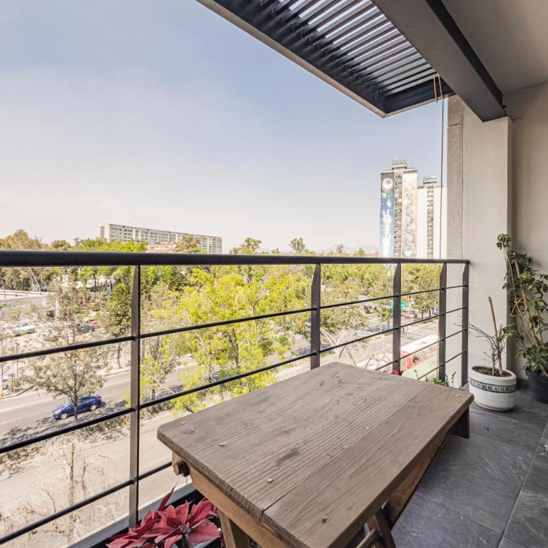 Right @Reforma - Beautiful condo with 2 balconies - Two-Bedroom Apartment - 10