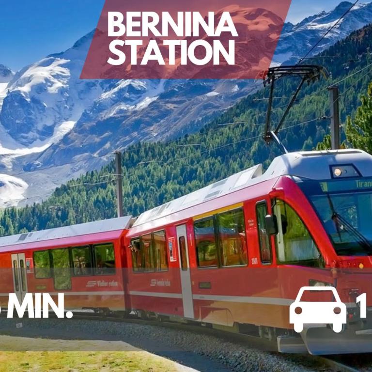 1min from Bernina Express - Mountain View - AC - WiFi - Appartamento con 2 Camere da Letto - 6