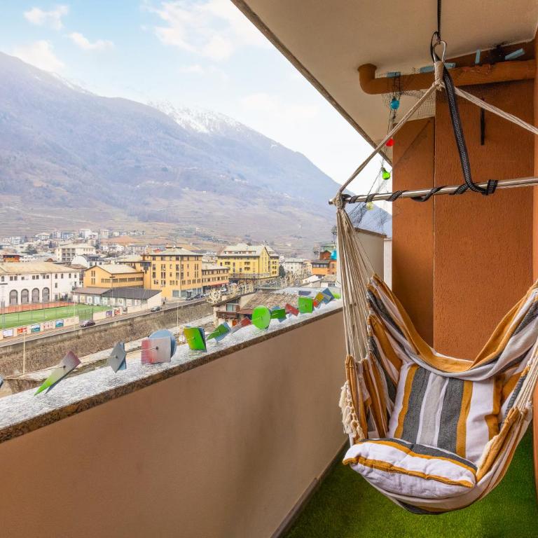 1min from Bernina Express - Mountain View - AC - WiFi - Appartamento con 2 Camere da Letto - 11