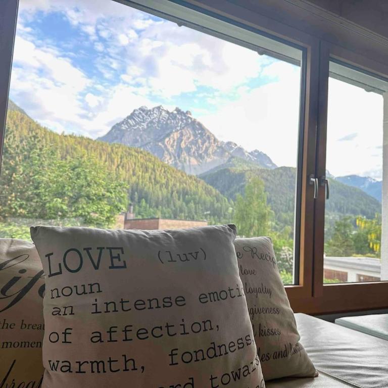 Apartment Blick Schloss Tarasp - Arventraum mit Gartenspa - Apartment mit 1 Schlafzimmer - 3