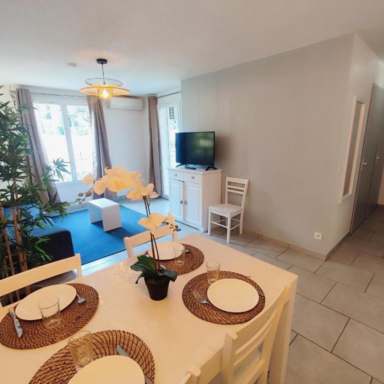Le Baou Beni - Piscine, Climatisation & Parking - Two-Bedroom Apartment - 12