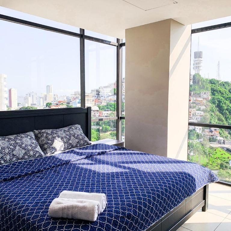 Depa familiar en piso alto vistas espectaculares - Family Two-Bedroom Apartment with View - 5