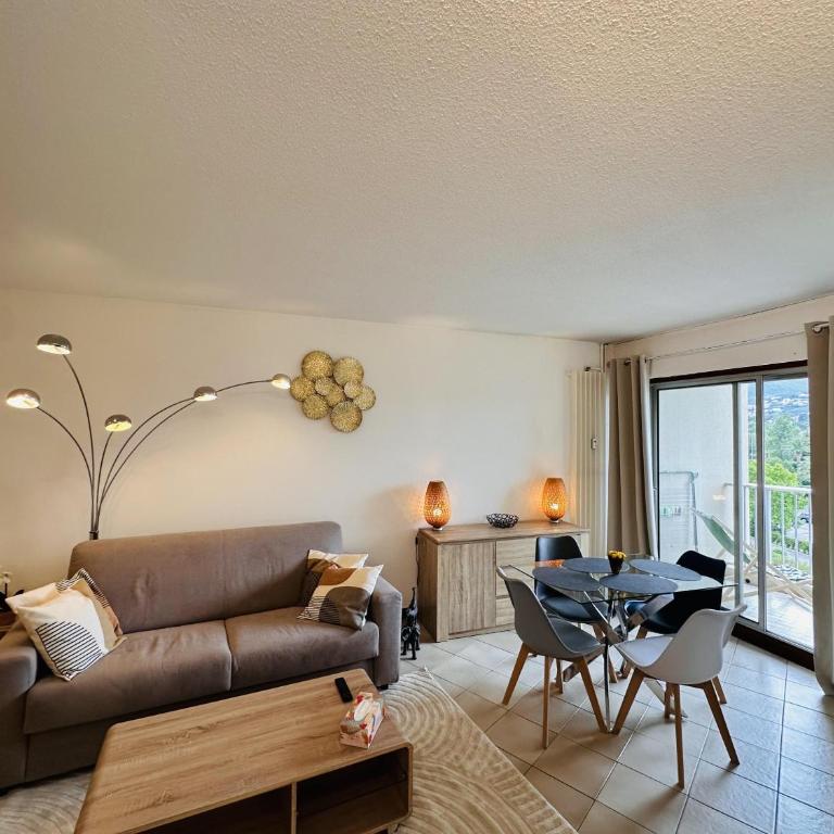 Studio with a shared pool near the beaches and golf course and the Chateau de La Napoule - 2244 - Appartement - 7