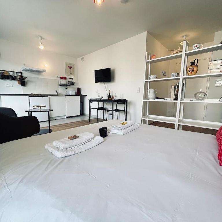 Bleuets studio cosy neuf terrasse proche centre - Appartement 1 Chambre - 18