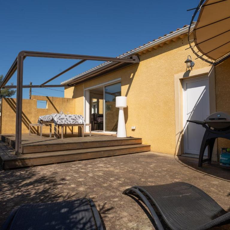 Riboleys Villa plain-pied avec piscine et clim - Villa 3 Chambres - 33