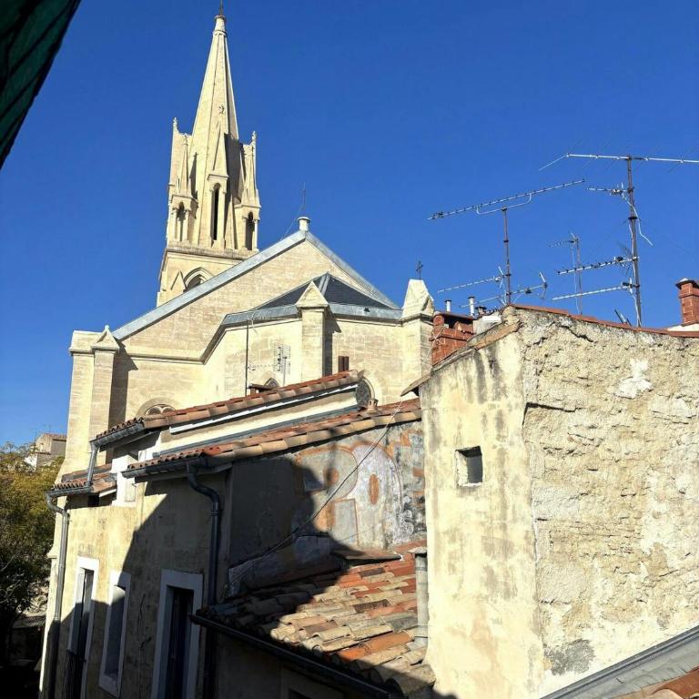F2 4 pers - Centre Montpellier - Vue Toits & Montagnes - Appartement 1 Chambre - 18