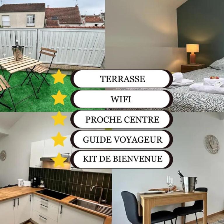 Belin Cool terrasse et parking proche centre ville - Appartement 1 Chambre - 3