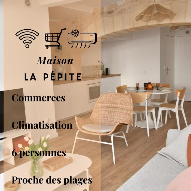 103 - La Pépite - 2 Chambres, Climatisation, Wifi, 6 pers - Maison 2 Chambres - 3