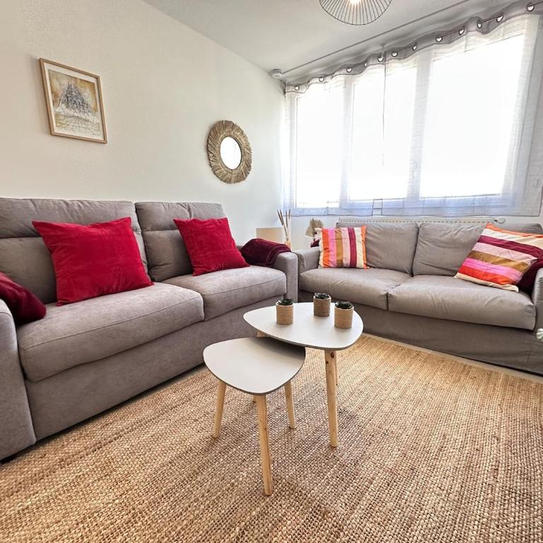 Les 3 Piliers grand T2 confortable avec parking - Appartamento con 1 Camera da Letto - 8