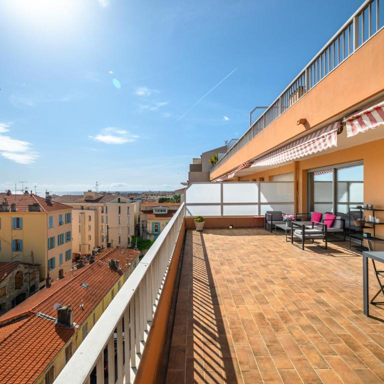 'L'Alicante proche' gare, terrasse, vue mer - Appartement 2 Chambres - 19