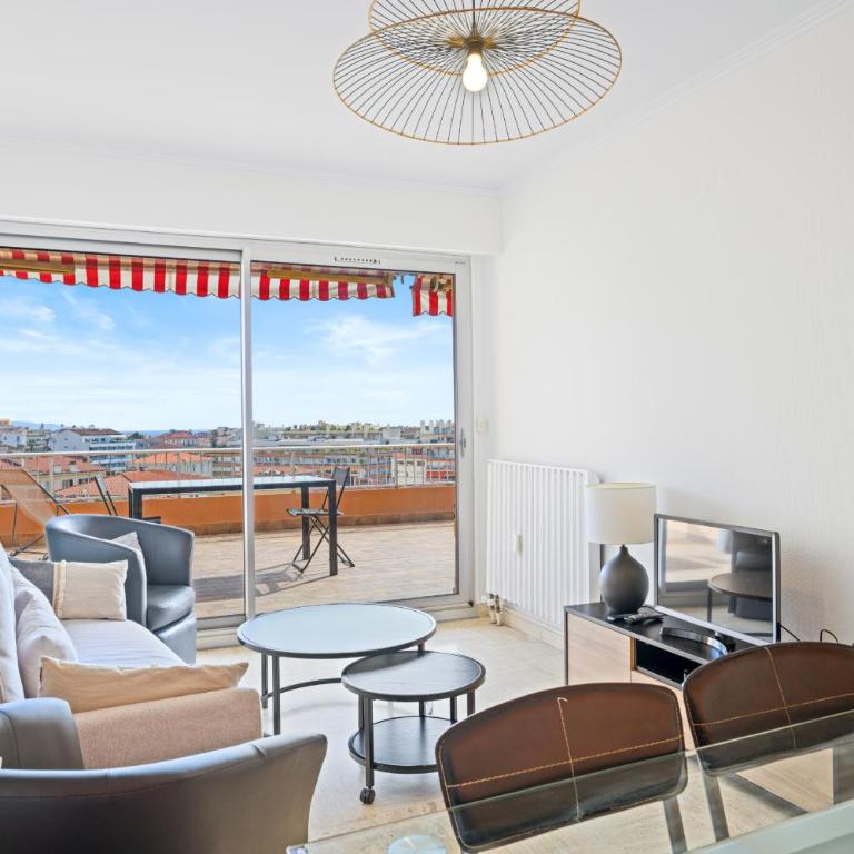 'L'Alicante proche' gare, terrasse, vue mer - Appartement 2 Chambres - 5