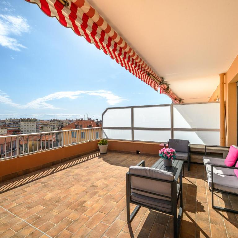 'L'Alicante proche' gare, terrasse, vue mer - Appartement 2 Chambres - 3
