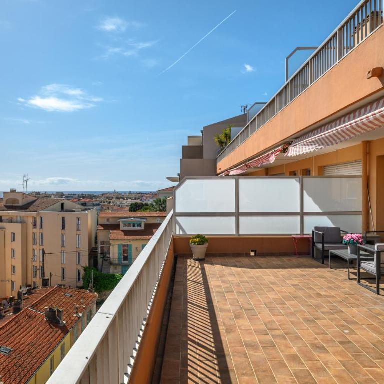 'L'Alicante proche' gare, terrasse, vue mer - Appartement 2 Chambres - 32