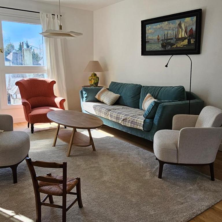 Les Remparts - 250 m from port - WiFi - Parking - Calme - Two-Bedroom Apartment - 3