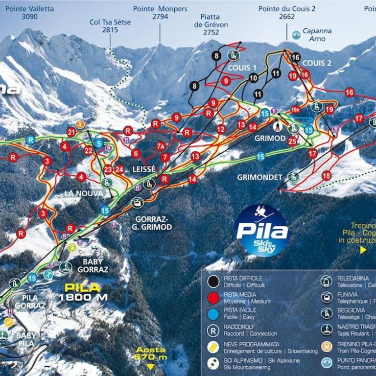 Les Dentelles bilocale a Charvensod vicino l'ovovia di Pila - Appartamento con 1 Camera da Letto - 30