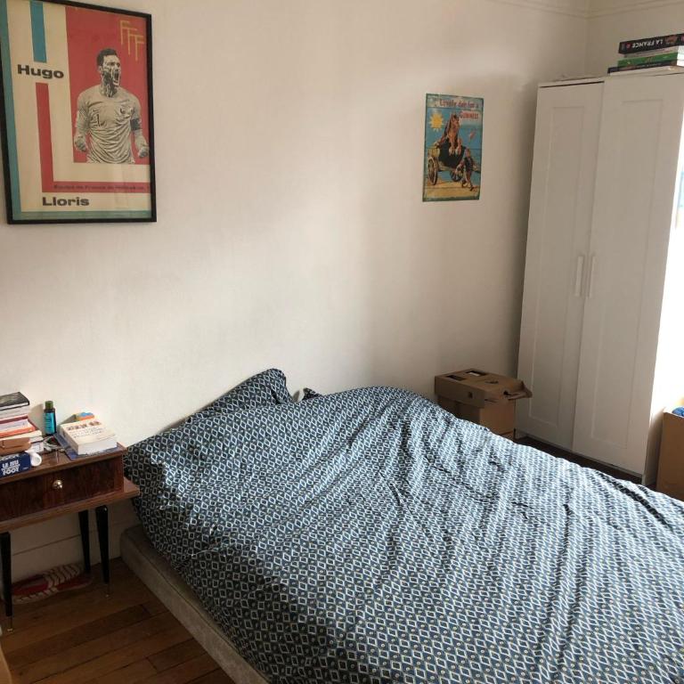 Charmant appartement artistique à Gambetta Père Lachaise - Chambre Lit Queen-Size Deluxe - 9