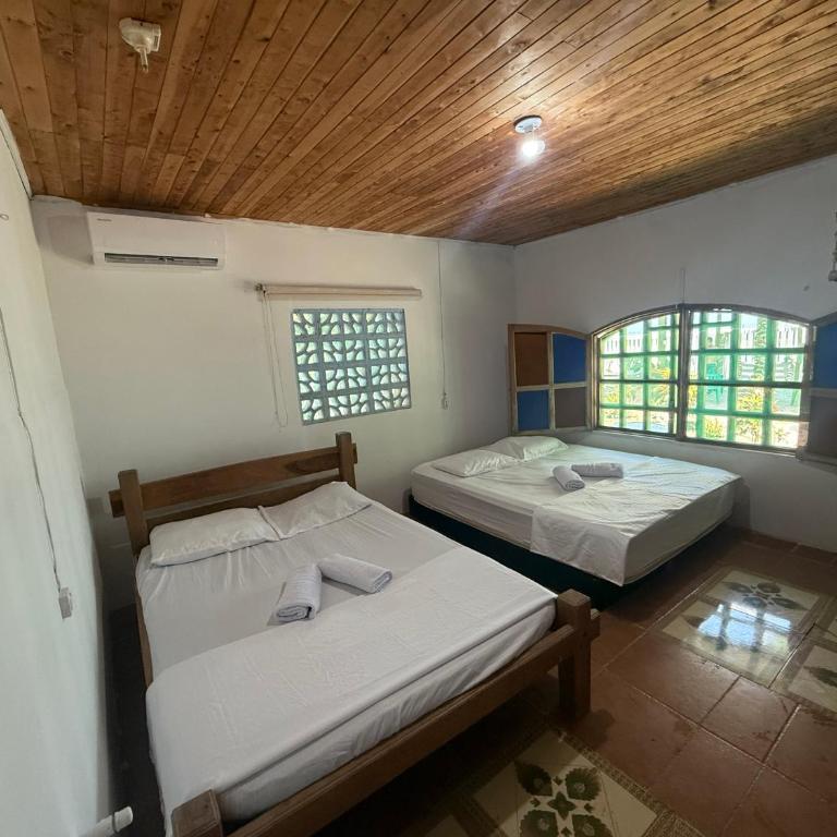 Espectacular cabaña frente al mar - Habitación Doble - 2 camas - 1