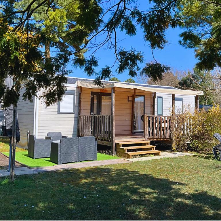 Le Ti Buch Mobilhome en Camping 4 étoiles avec Terrasse Plancha et Climatisation - Mobile Home - 1