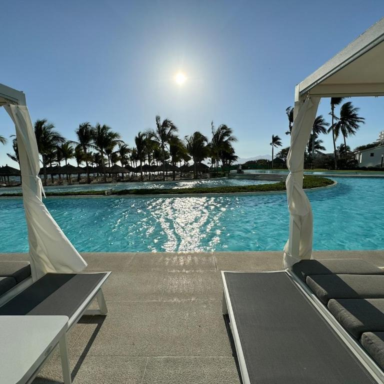 Departamento Arrecife Beach, Nuevo Vallarta - Apartment mit 3 Schlafzimmern - 21