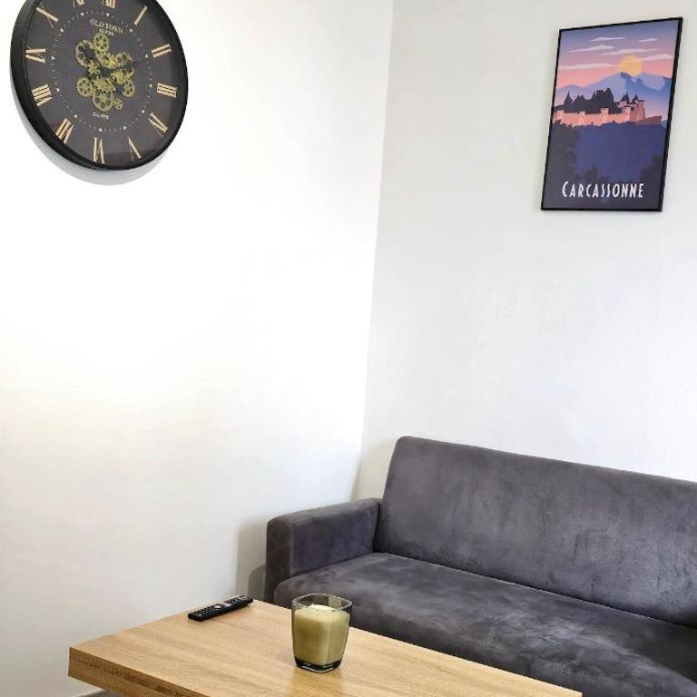 Tour Ouest - T2 entre Cité Médiévale et Bastide - Apartment mit 1 Schlafzimmer und Terrasse - 17