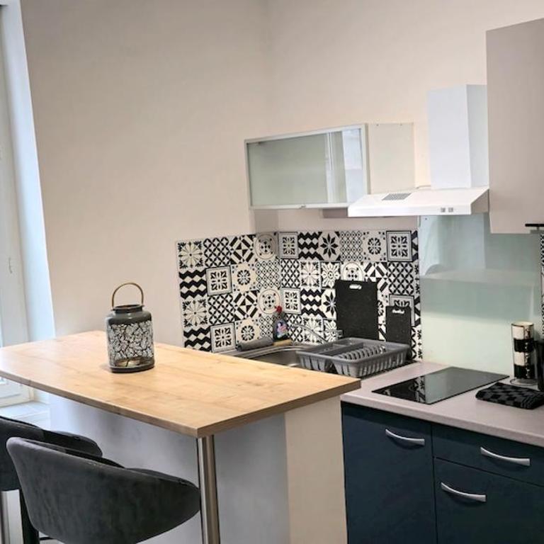 Tour Ouest - T2 entre Cité Médiévale et Bastide - Apartment mit 1 Schlafzimmer und Terrasse - 13