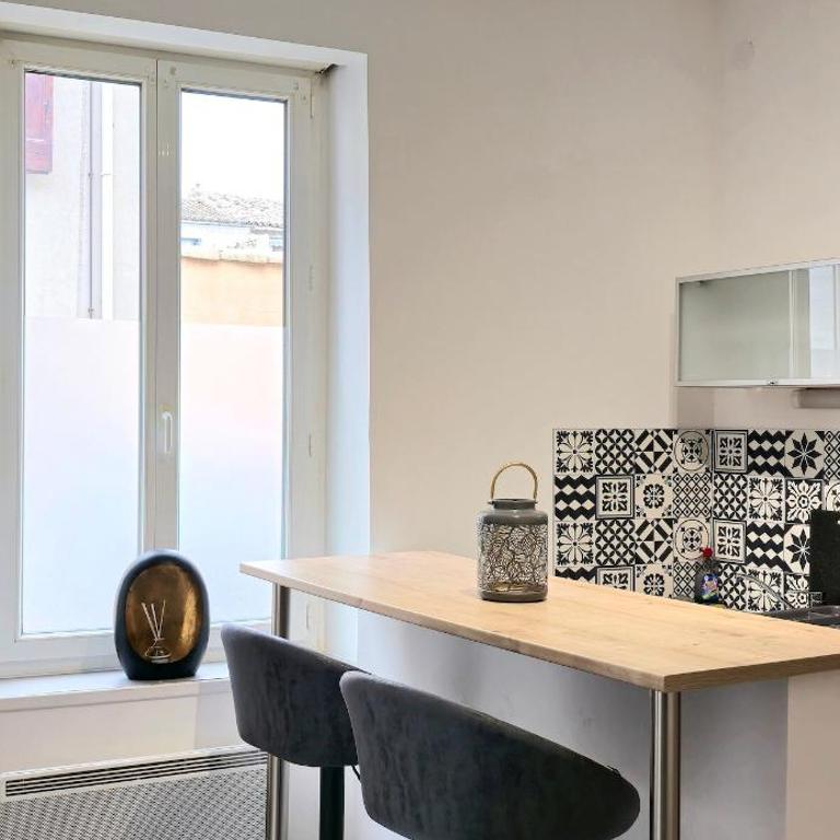 Tour Ouest - T2 entre Cité Médiévale et Bastide - Apartment mit 1 Schlafzimmer und Terrasse - 10